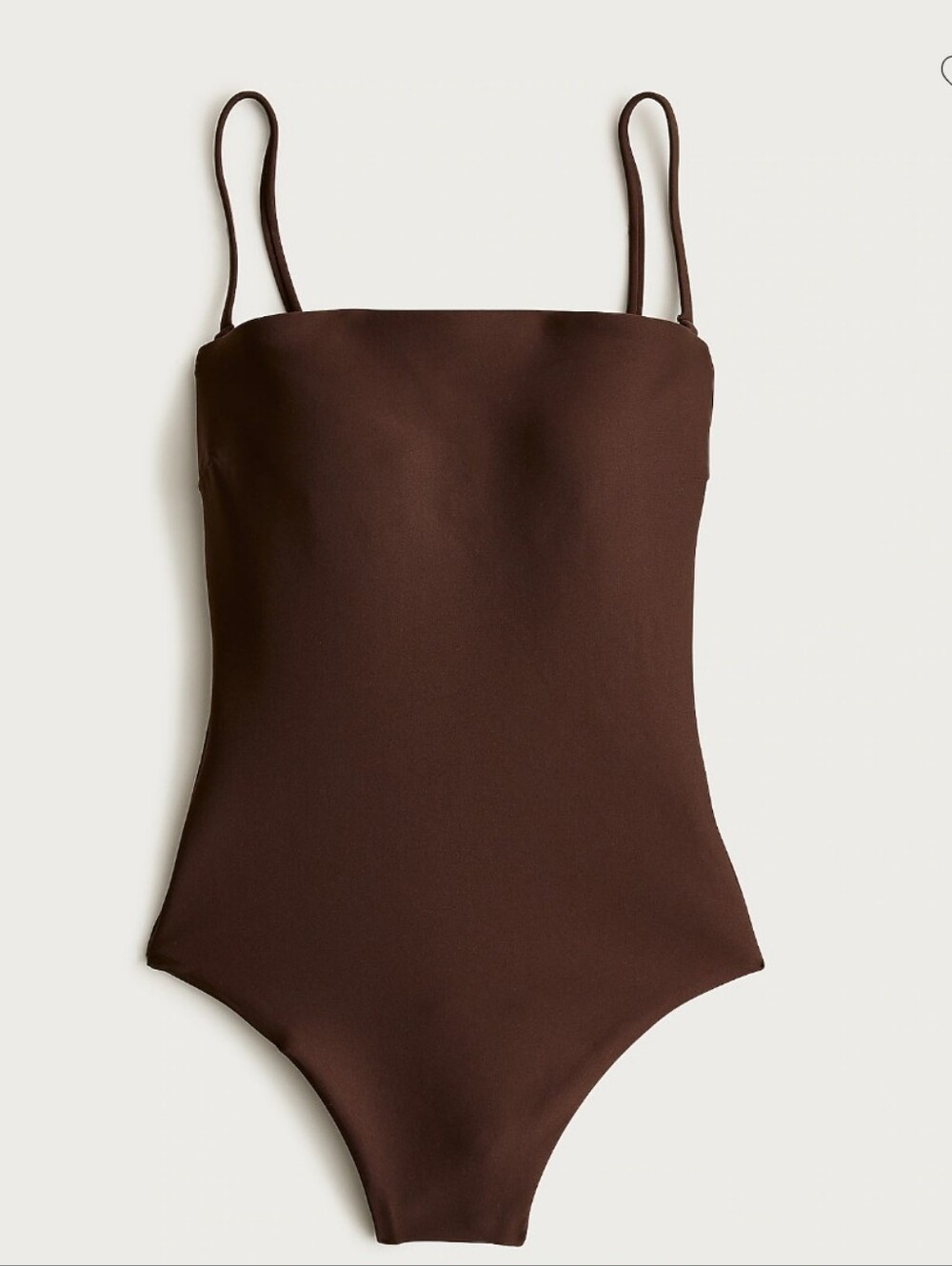 J Crew Long-torso Gemma one-piece in Classic Sculpt™ CI369 Size 14 Brown